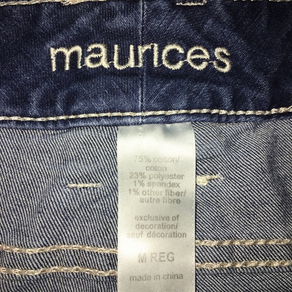 Distressed Blue Straight Leg Jeans. - Picture 2 of 5